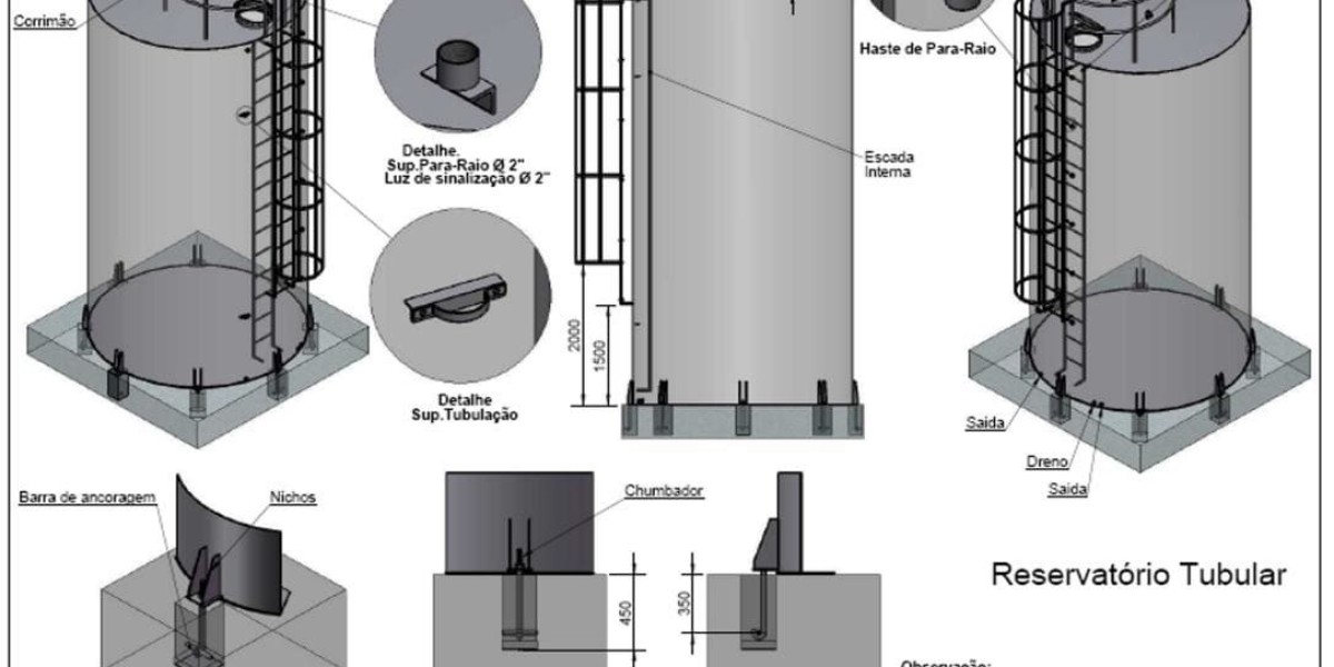 Tipos de depósitos de agua metálicos Silos Spain